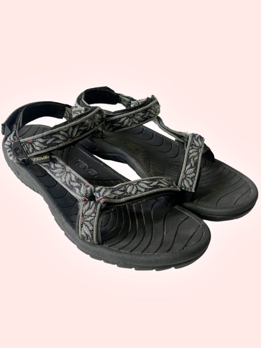 Teva Hurricane Strappy Blue Sport Hiking Water Outdoor Sandals Sn5455 Women's 9